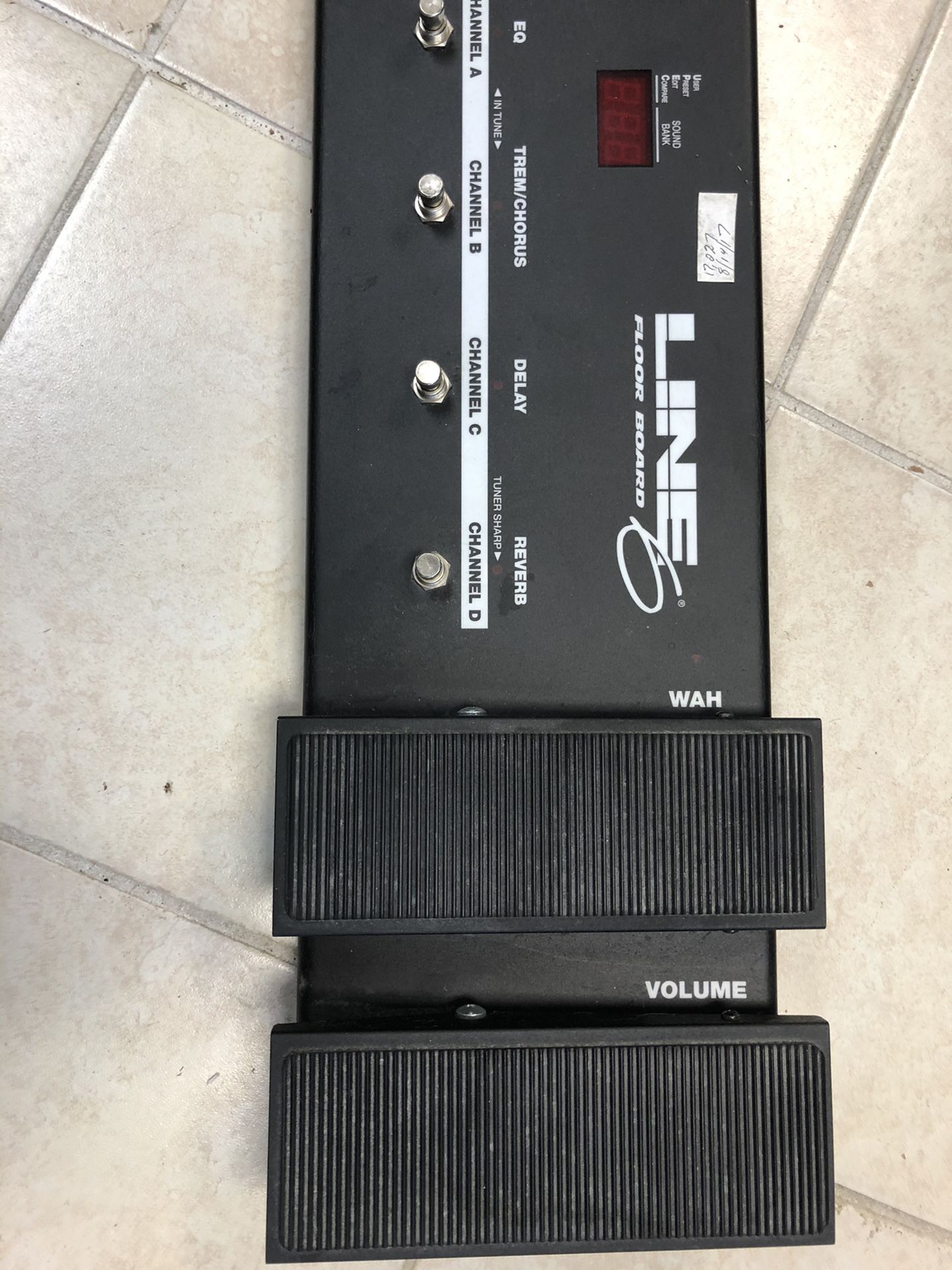 Line 6 floorboard foot pedal etc controller