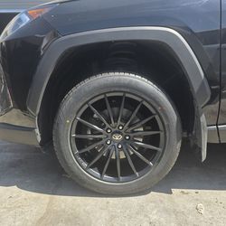18" new wheels & new tires for TOYOTA RAV-4 2018-2024