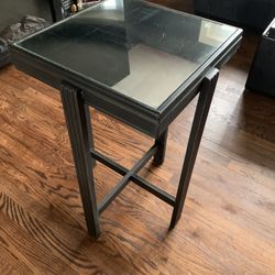 Black Side Table / Plant Stand