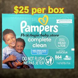 Pampers Wipes - Scented 