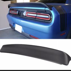 Fits 08-22 Dodge Challenger Trunk Spoiler Wing Unpainted ABS