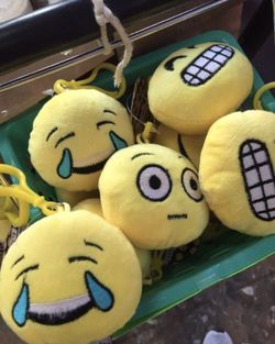 Emoji keychains