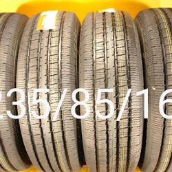 4 New Tires For Sale 235/85/16 LT 10ply We Service Motorcycle Tires