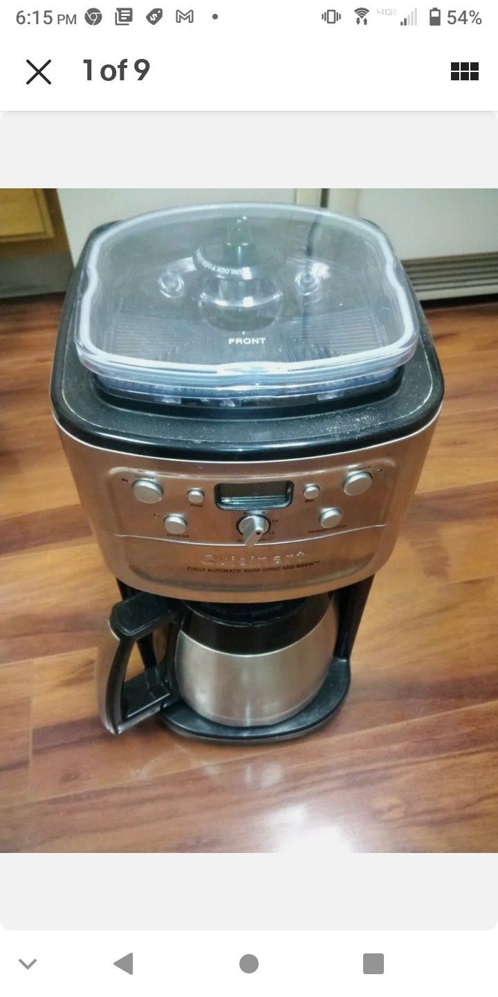 Cuisinart DGB 900BC Grind Brew 12 Cup Automatic Thermal Carafe