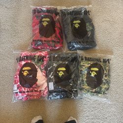 Bunch Of Rep Bape Hoodies 
