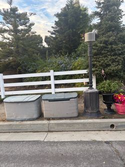 Free Outdoor Patio Heater with Storage Boxes