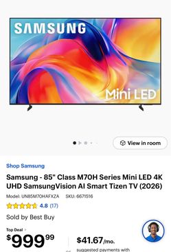 Samsung 85” TV