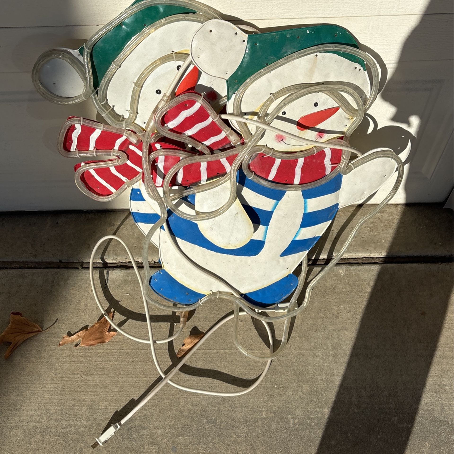 Christmas Snow Man Light