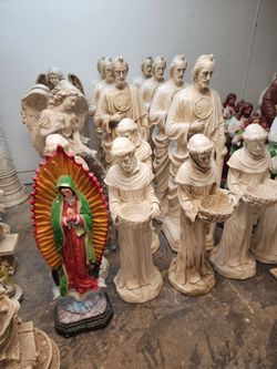 Ceramic statues