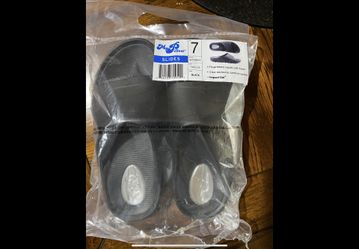 My Pillow Womens Size 7 Slides...black In Color...size Runs Small...to Me They Are Really A 6.5 Size