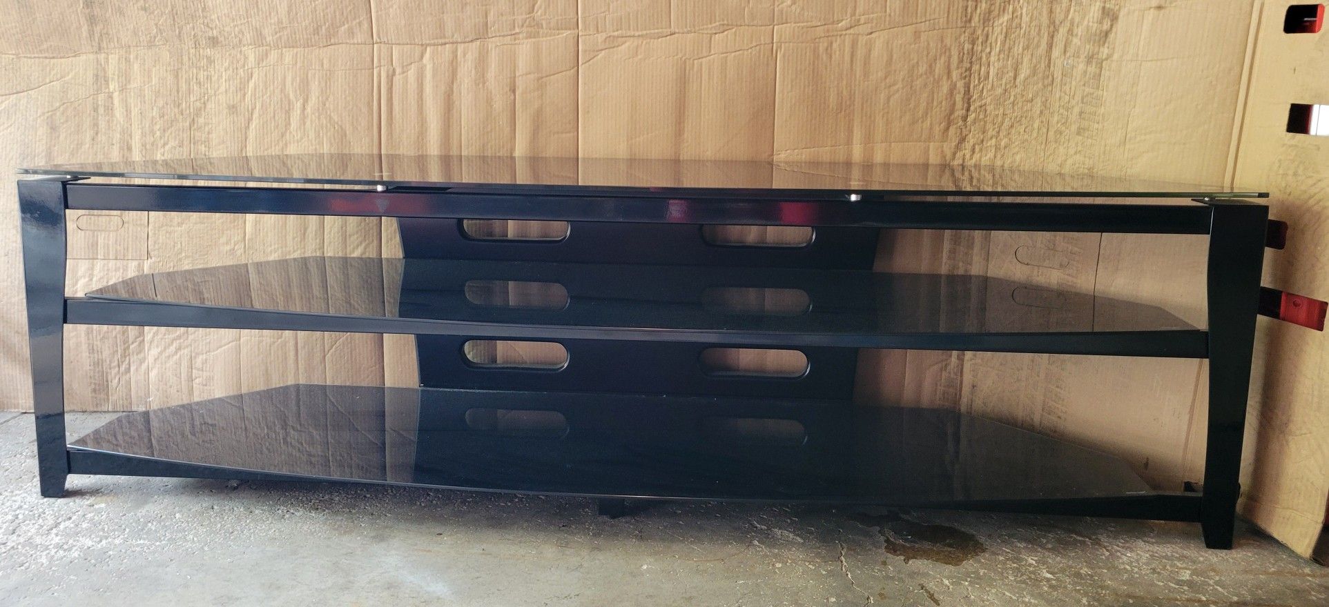 Black Glass TV stand / Console / coffee table /accent table 