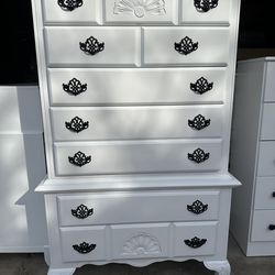 Tall  dresser white