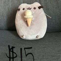 Pusheen Ice Cream Cone plush 9”