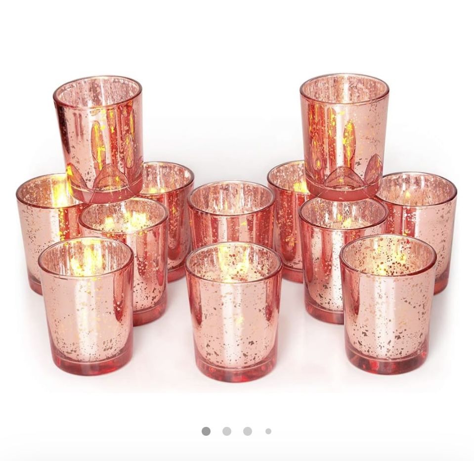 Rose Gold Voltive Cups