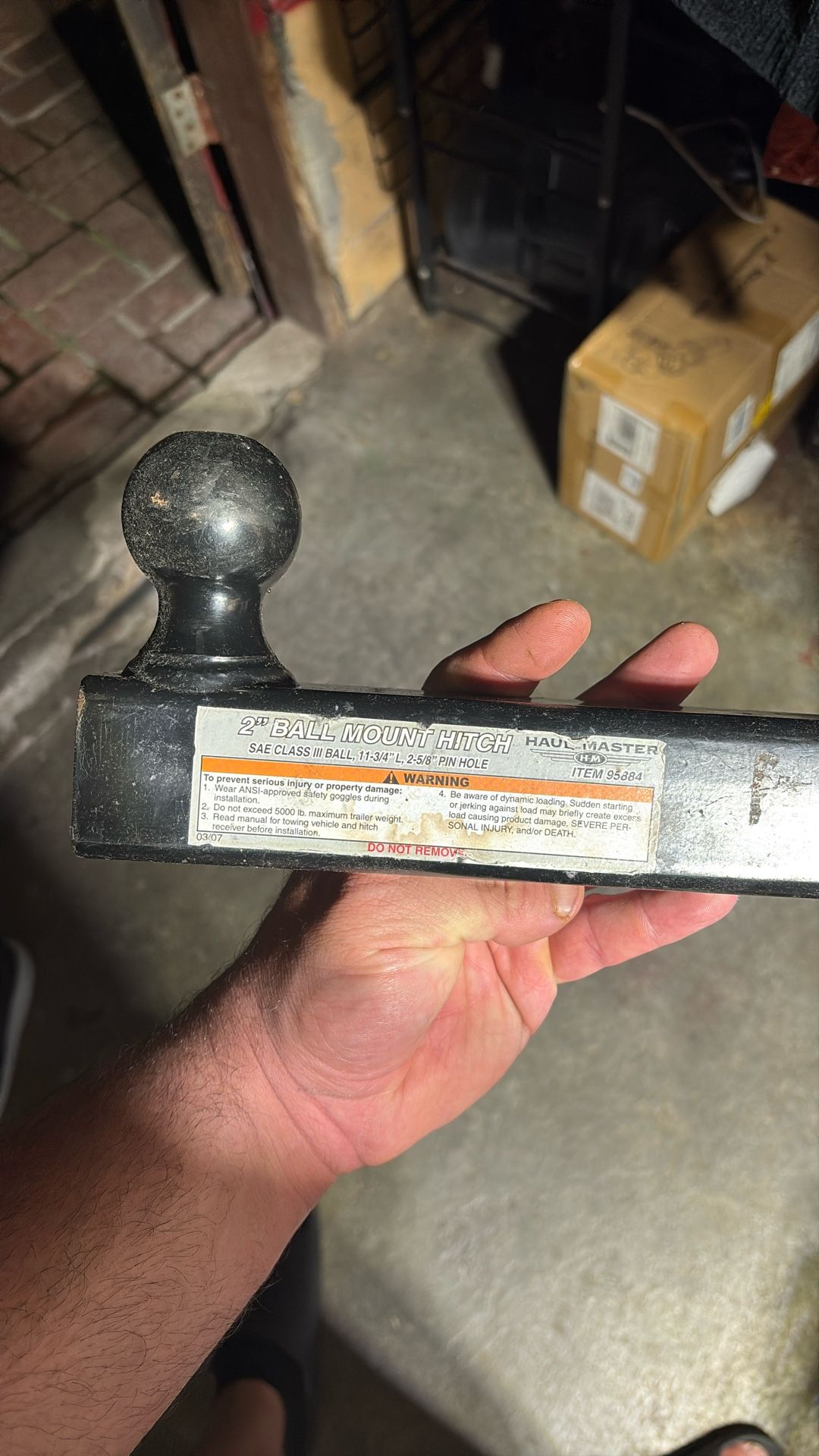 2 Inch Ball Mount Hitch