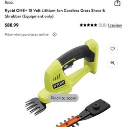 Ryobi Shrubber 
