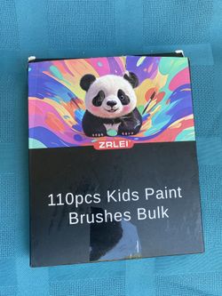 Kids Paint Brushes Bulk 110 Pcs