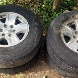 Chevy rims and tires 