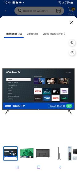 TELEVISIÓN ONN 65" PULGADAS ES TELEVISIÓN INTELIGENTE