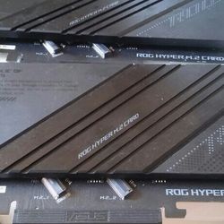 Asus Rog Hyper M2 Card.   2 Of Them For $25 Total