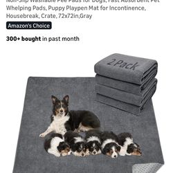 72x72 reusable washable puppy pads