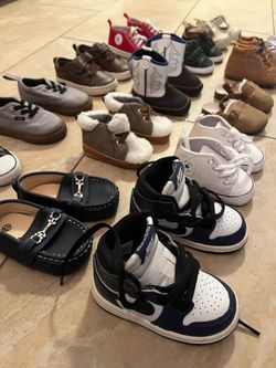 14 Pair Toddler Boys Shoe Lot | Nike, Converse & More | Great Condition