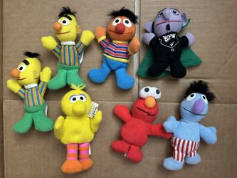 1999 Sesame Street Kellogg's Mini Beans Set
