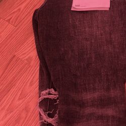 Dirty Greys Purple Jeans Size 29