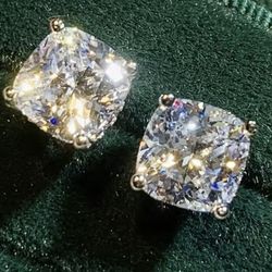 Diamond Square Earrings