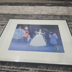 5 lithograph disney Picture Plus Picture Frame 