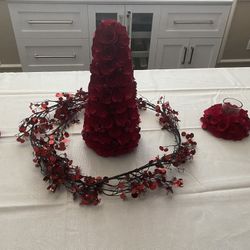 Christmas decorations - Candles & Small tree