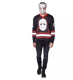 FRIDAY THE  13th Jason Vorhees Scream Halloween Jersey Sz SMALL