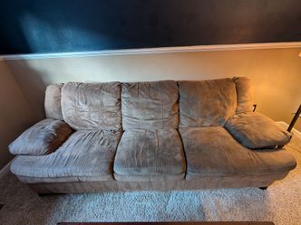 Brown Microfiber Sofa