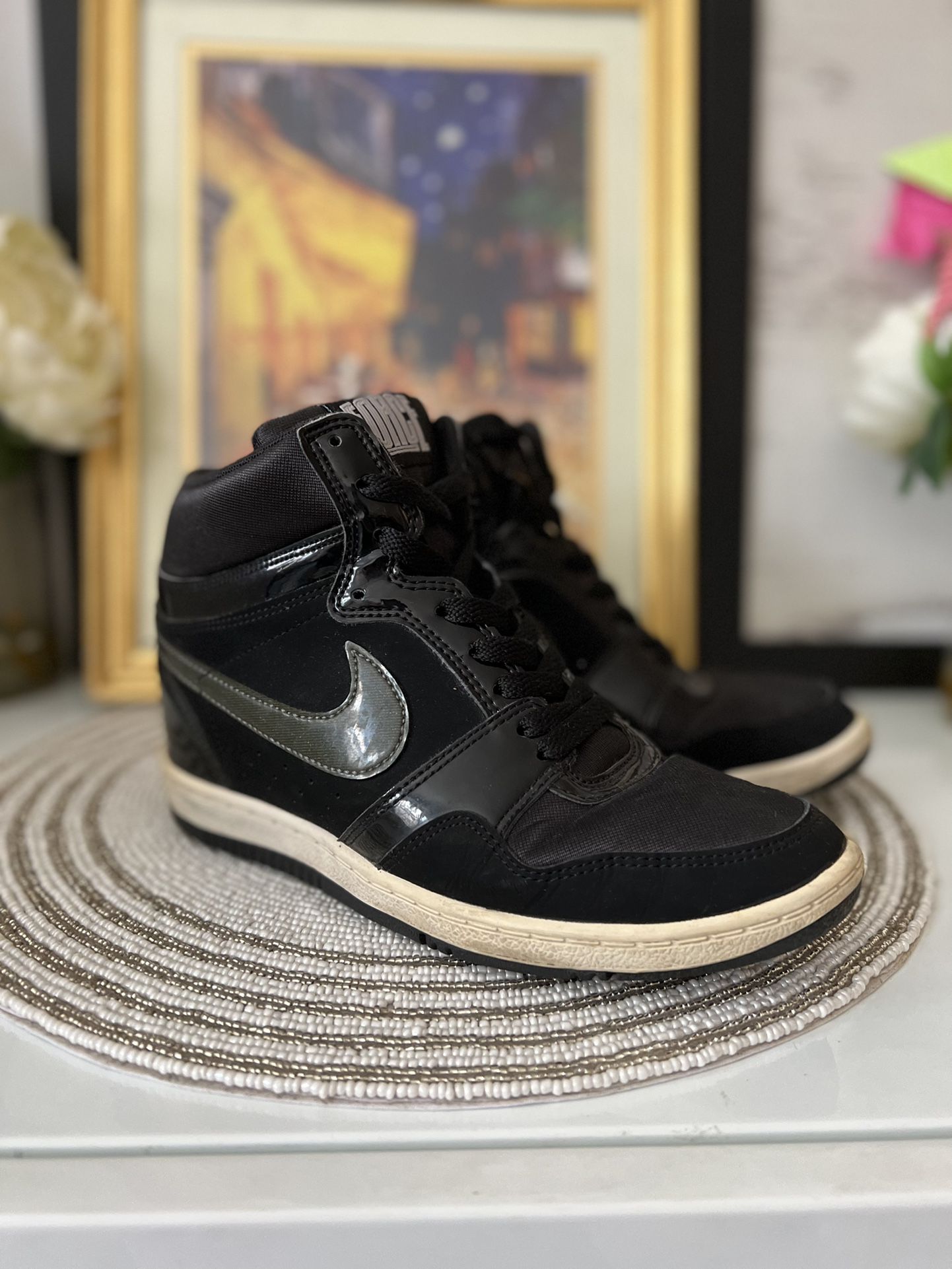 Nike Air Force High Hidden Wedge Shoes Womens for Sale in New York, New - OfferUp