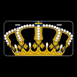 License Plate Novelty Car Front Crown Jewel Jewellery Jewelry King