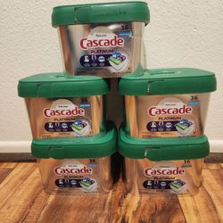 Cascade Platinum ActionPacs dishwasher detergent 