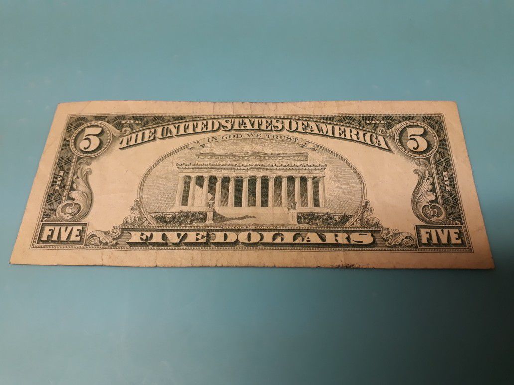 $5 dollar bill.