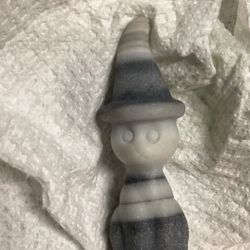 Taiji Stone Cat with Wizard Hat