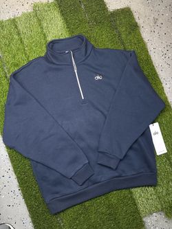 Navy Blue Alo Quarter Zip