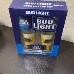 Bud Light Beer Lovers Set New In Box 