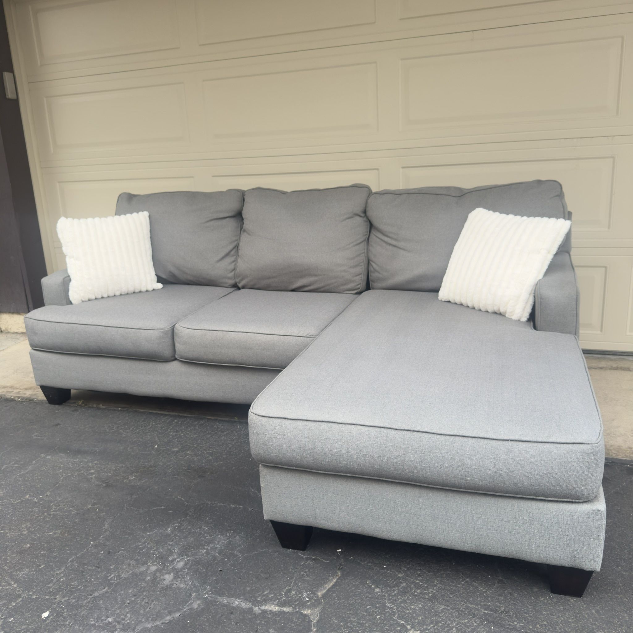 Gray Ashley Furniture Sectional Couch Sofa