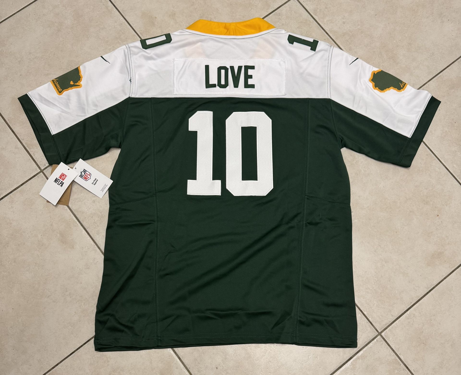Jordan Love #10 Green Bay Packers NFL Jersey – (New with Tags)