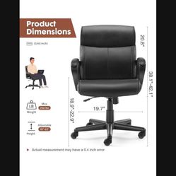 Olixis Executive Swivel Office Leather Chair