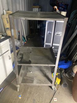 Metal Rack On Wheels