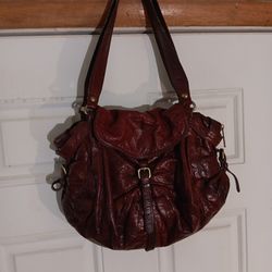 Kooba Hobo Dark Brown Leather Bag