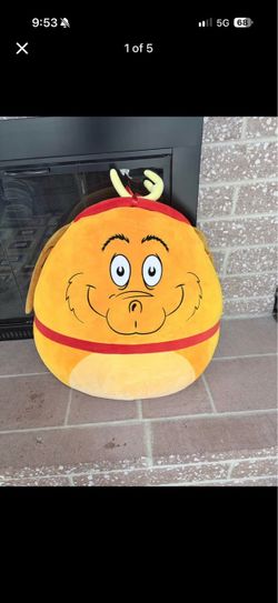 Squishmallows 20" Max (The Grinch) and Buddy