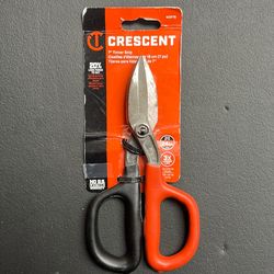 Crescent 7” Tin Snips (WDF7S) – Heavy Duty Metal Shears – New
