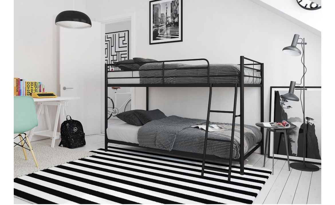 Bunk Bed Twin Over Twin ( Mattress Not Included)