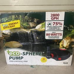 Eco Sphere Pond Pump 2800 Gph