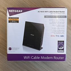 NETGEAR C6250 AC1600 WiFi Cable Modem Router Combo